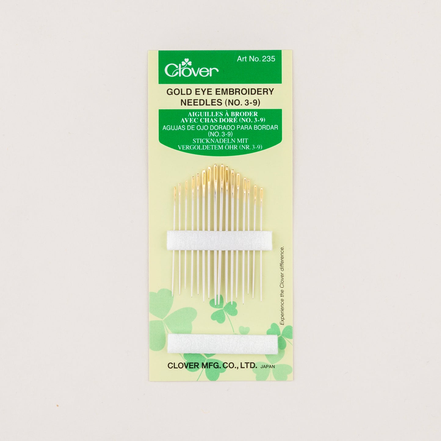 Clover Gold Eye Embroidery Needles