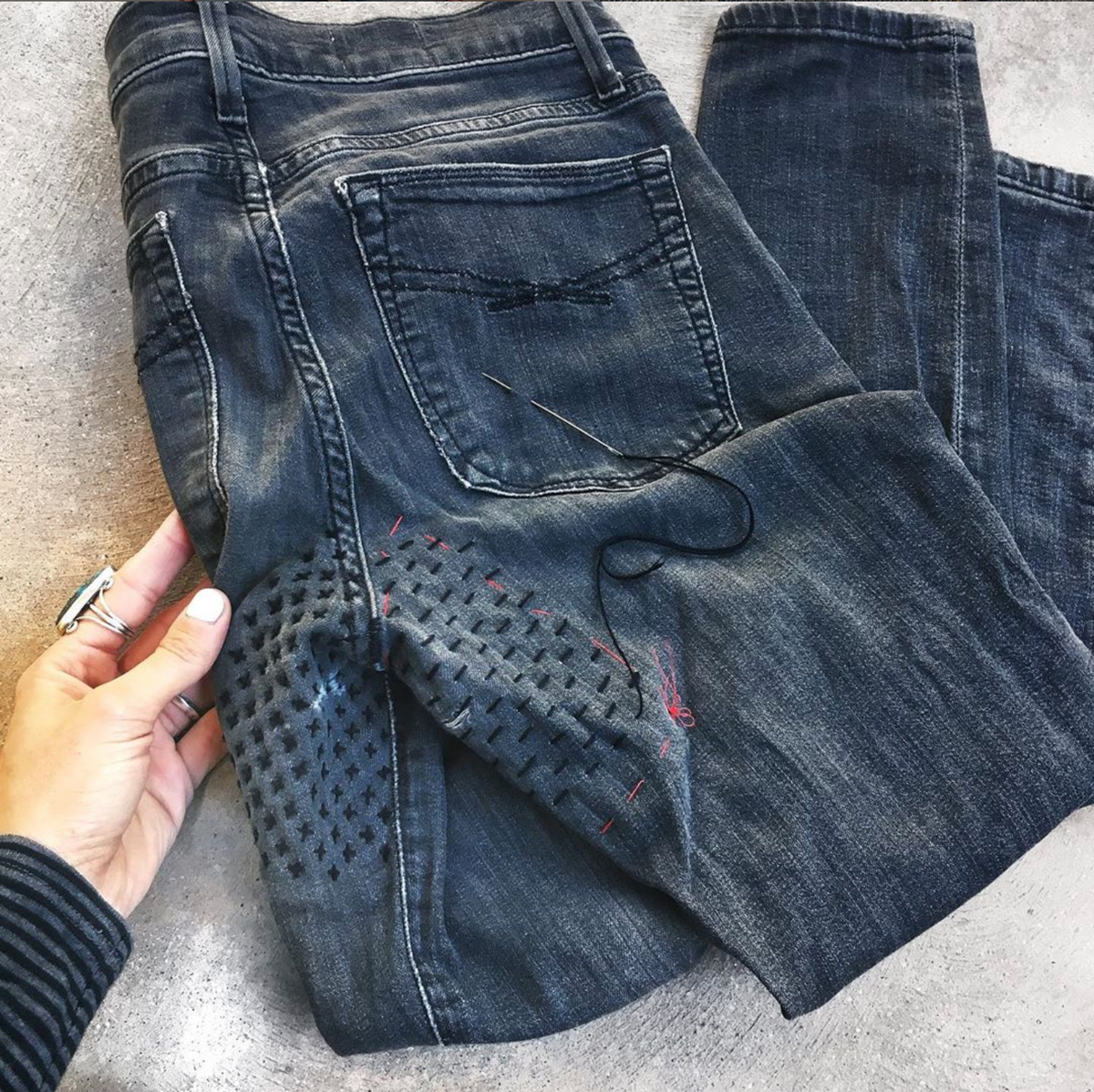 Quilt Con Denim Mending Class Kit