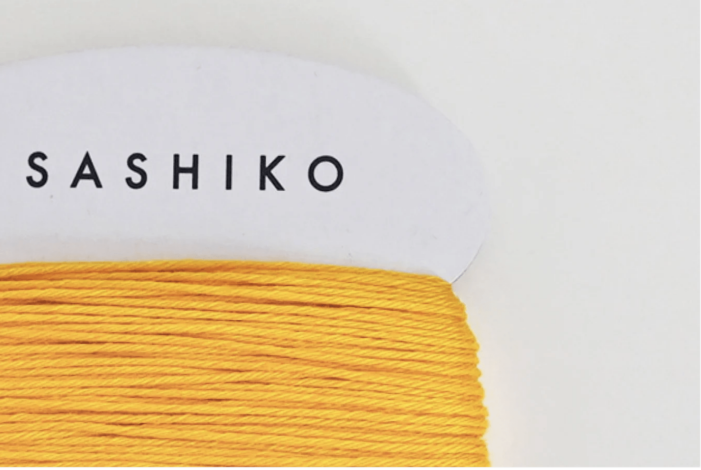 Medium Daruma Sashiko Thread Card - Miniature Rhino