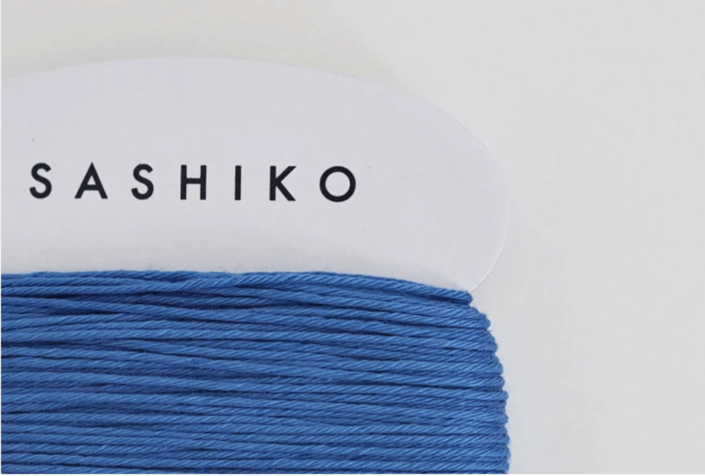 Medium Daruma Sashiko Thread Card - Miniature Rhino