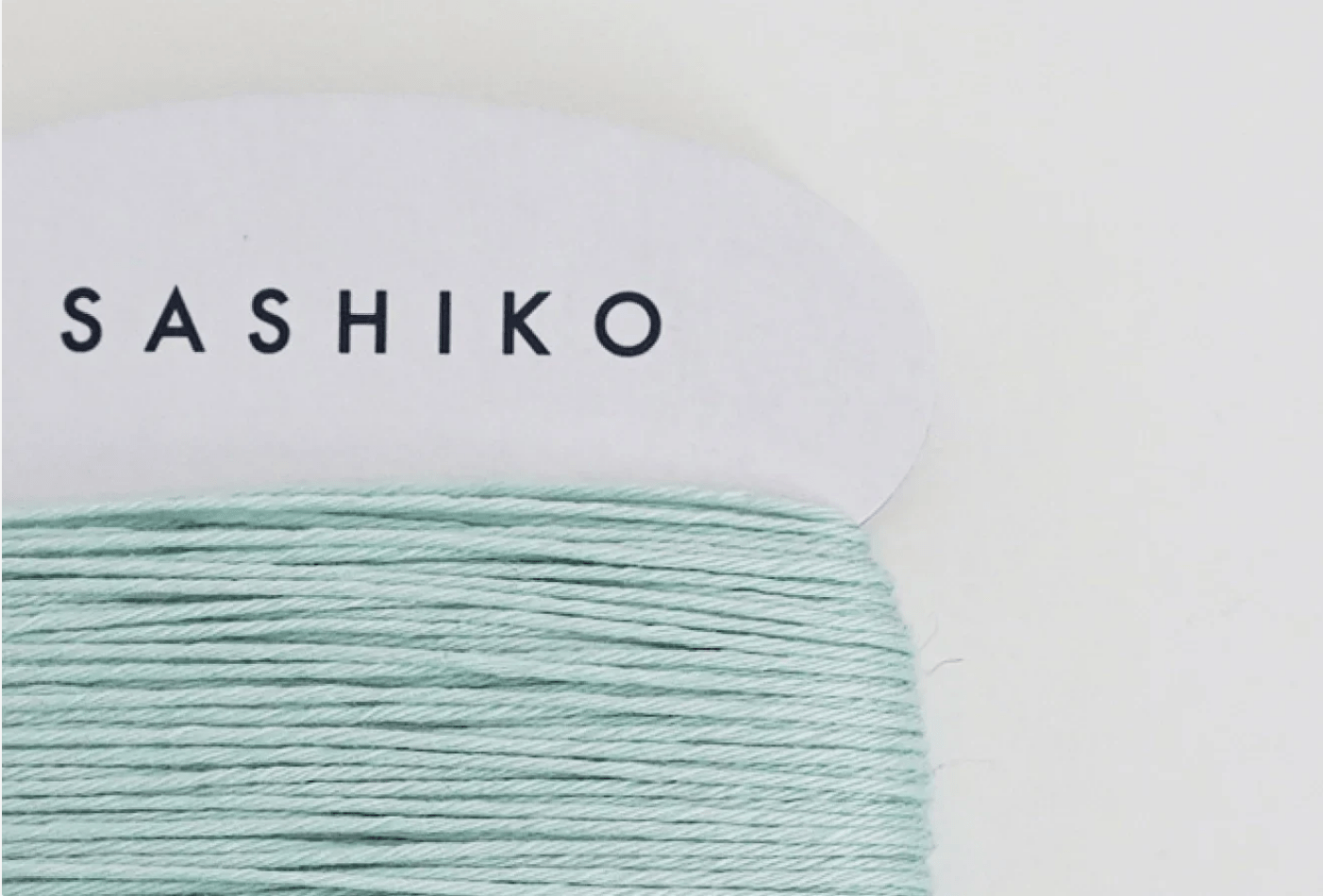 Medium Daruma Sashiko Thread Card - Miniature Rhino