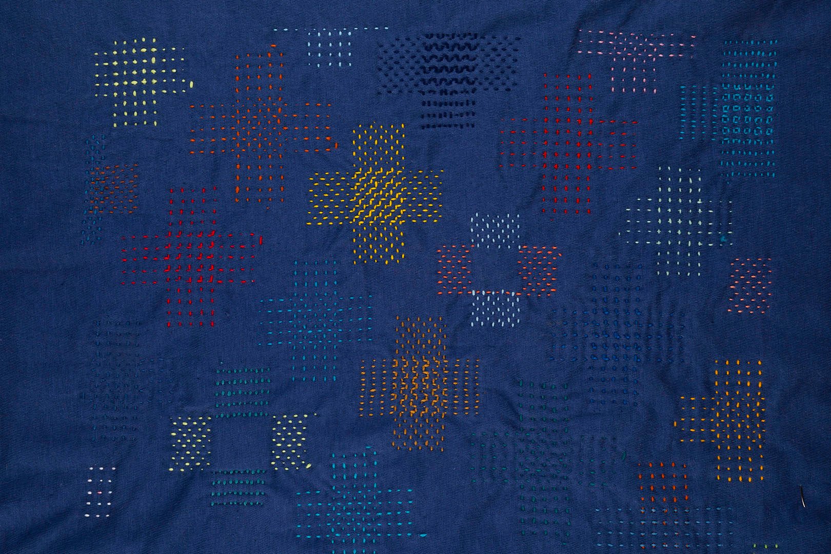 Miniature Rhino Pattern Club Embroidery Sampler - Darn Charms - Miniature Rhino