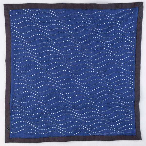 MR Pattern Club Stitch Sampler - Waves - Miniature Rhino