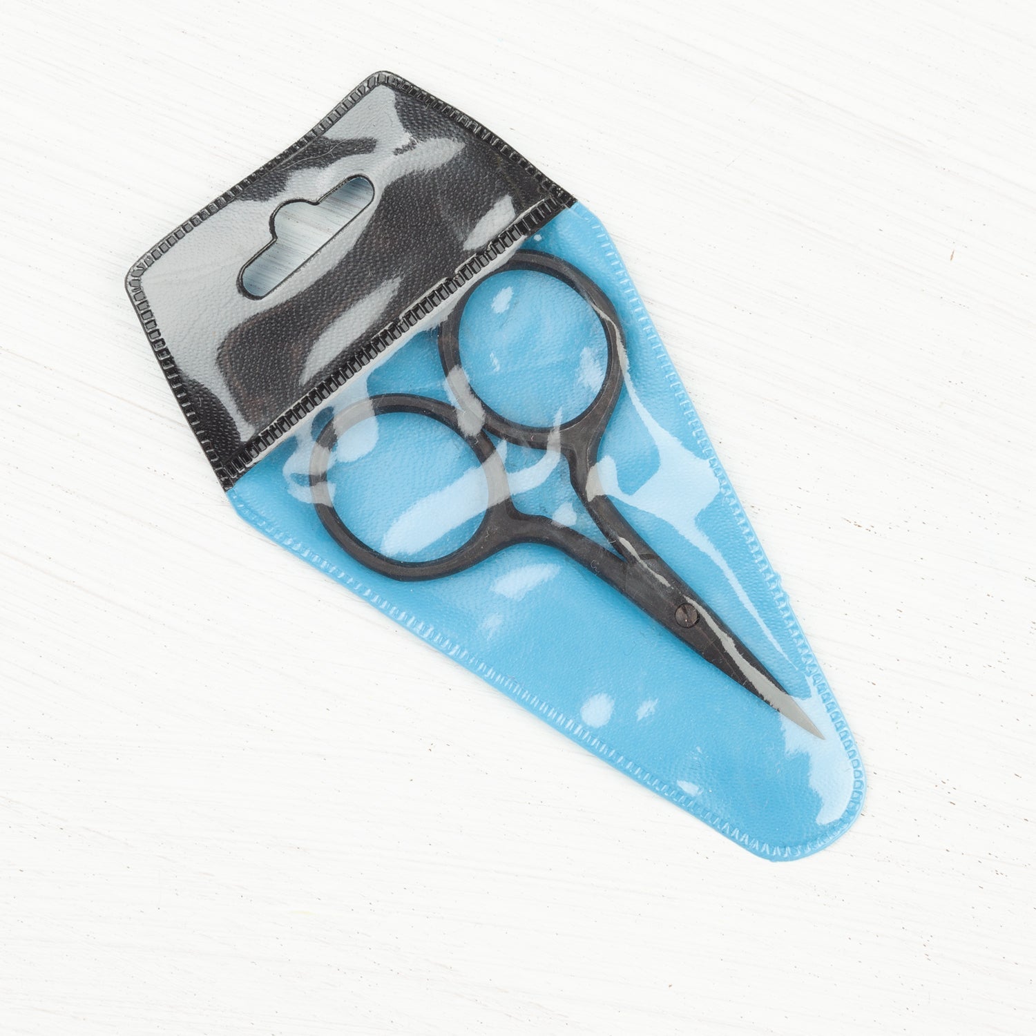 Needle Point Black Matte Scissors - Miniature Rhino