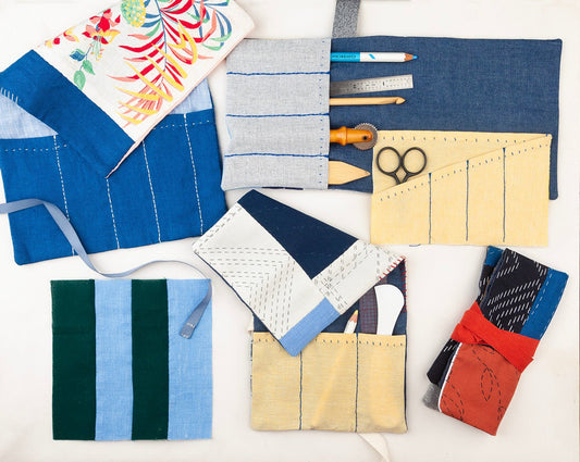 Patchwork Tool Roll PDF & VIDEO - Miniature Rhino