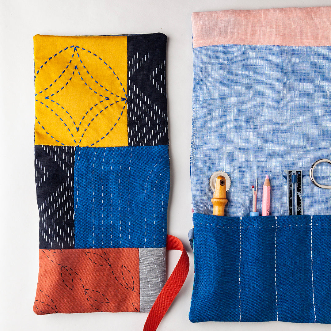 Patchwork Tool Roll, Sat. June 15, 1 - 3:30 pm EST