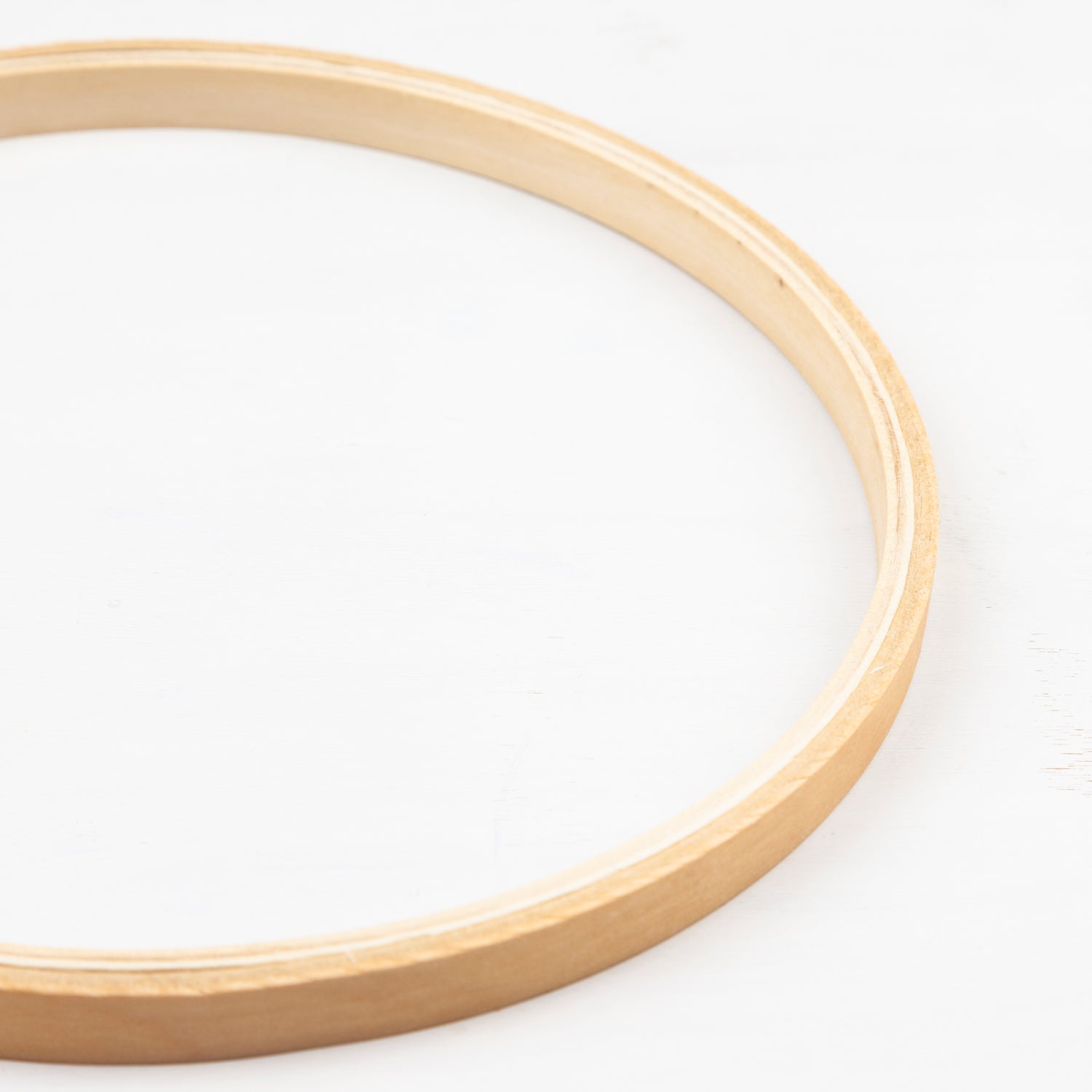 8 - Inch Wood Embroidery Hoop - Miniature Rhino