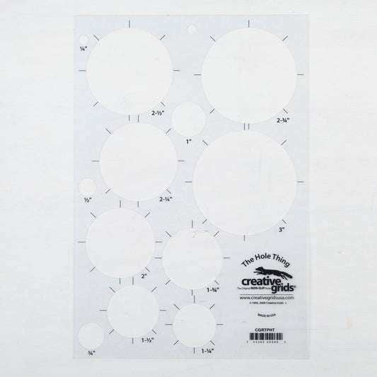 Circle Stencil - Miniature Rhino