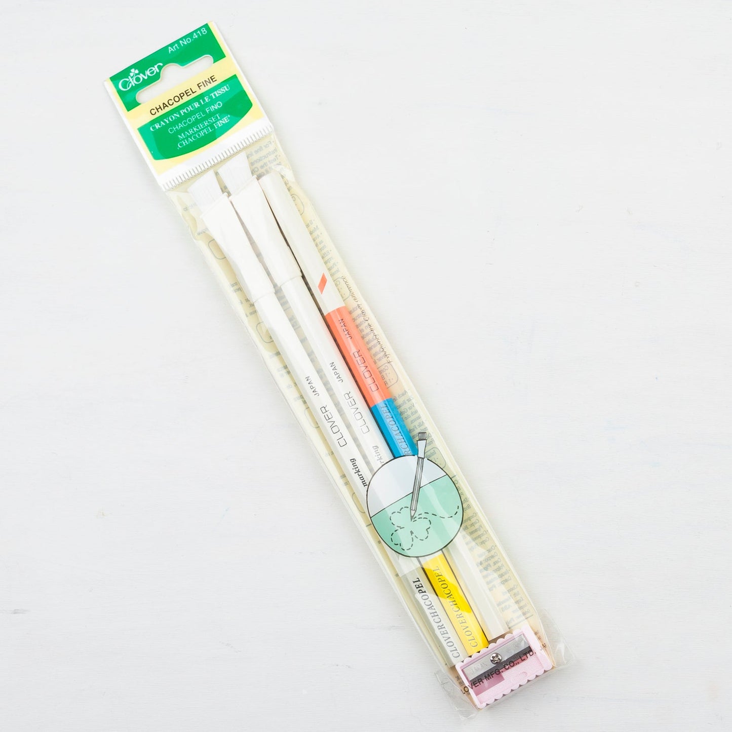 Clover Chacopel Fine Fabric Pencils - Miniature Rhino