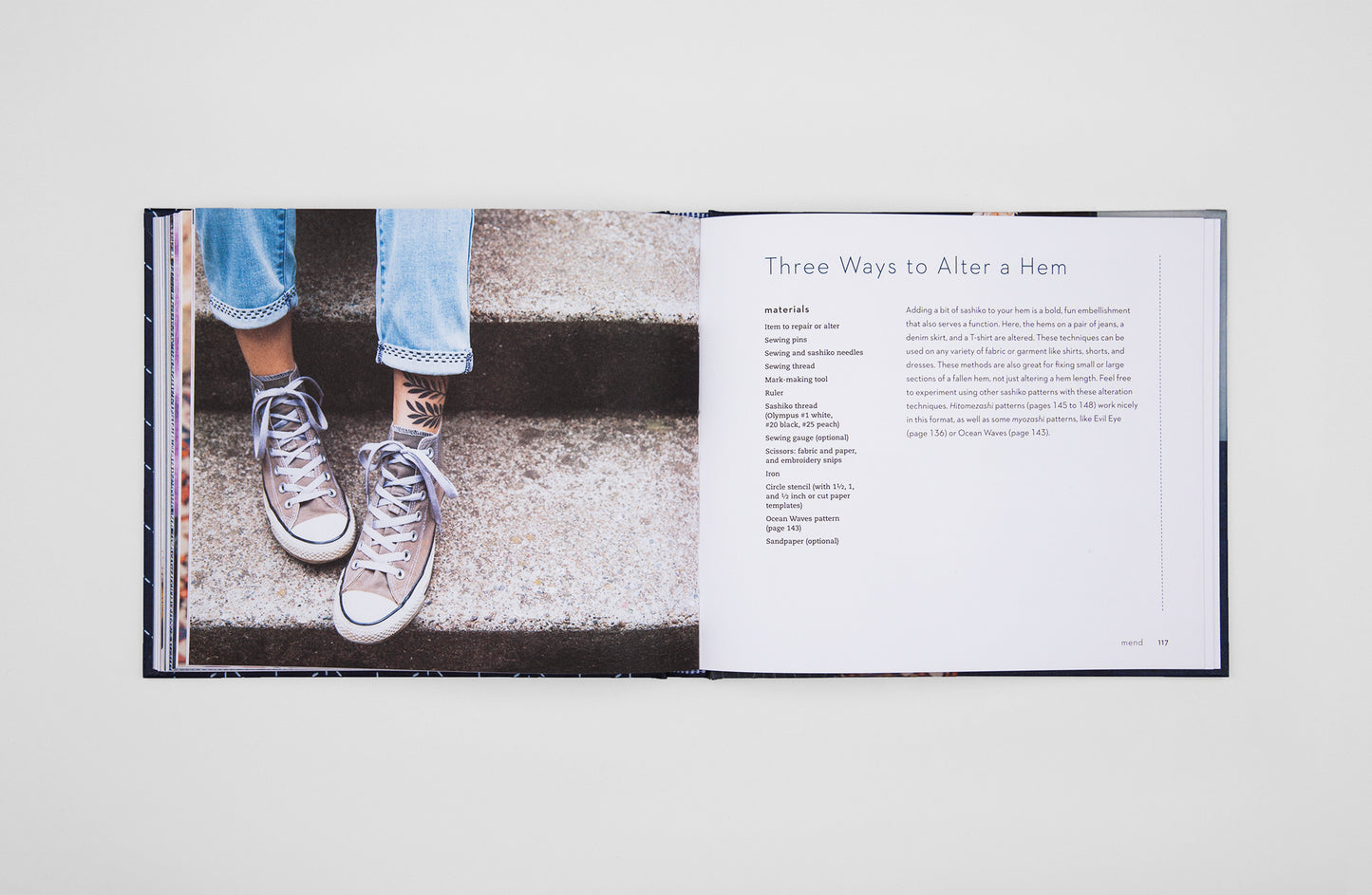 Signed Copy of Make and Mend Book - Sashiko-Inspired Embroidery Projects