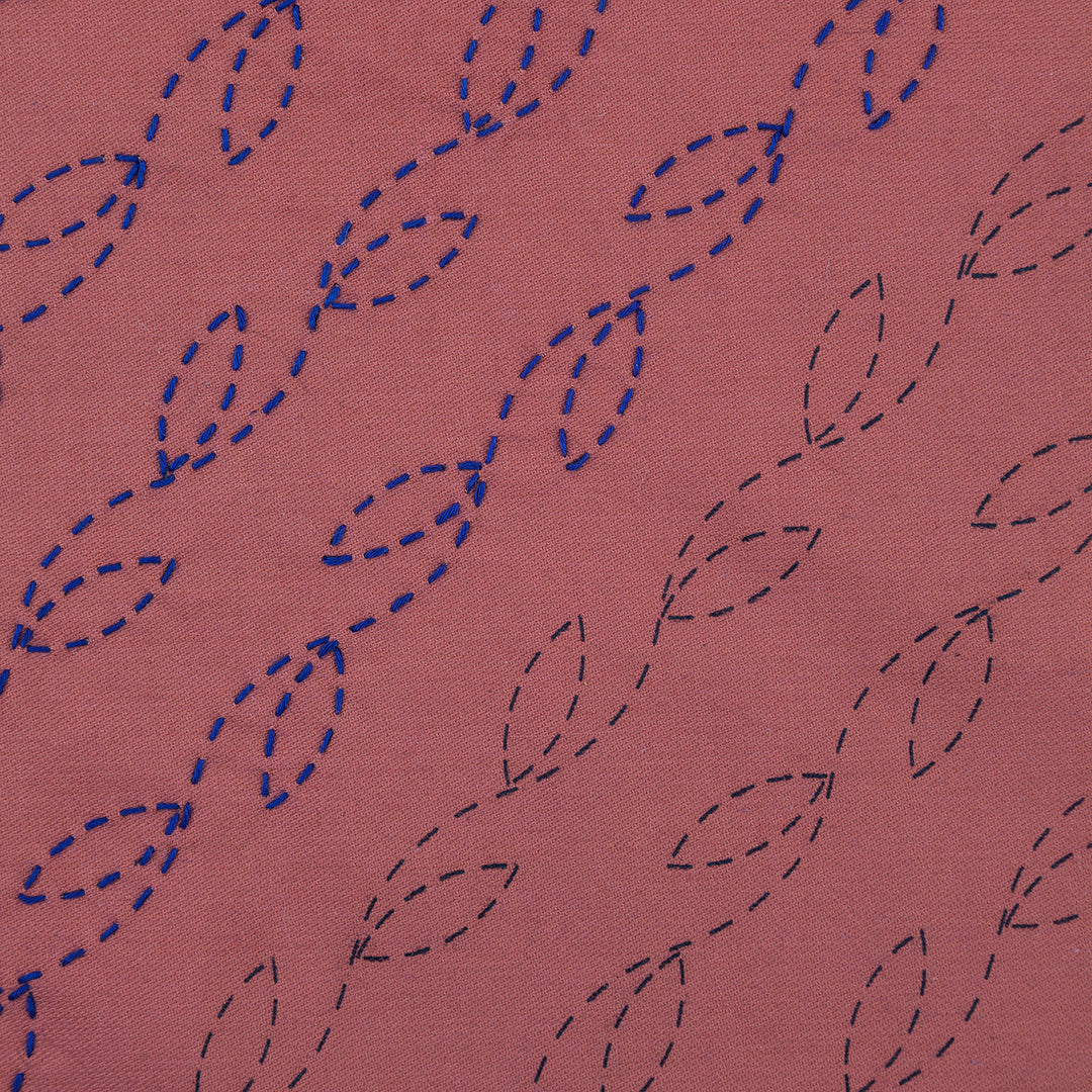 Vines- Silk Screened Embroidery Pattern