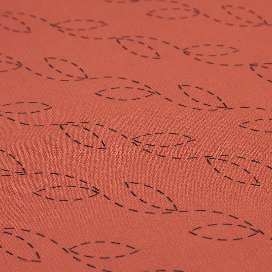 Vines- Silk Screened Embroidery Pattern