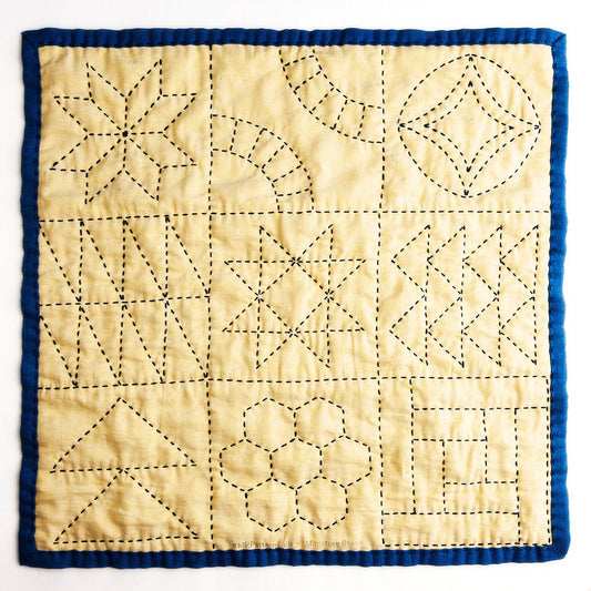 MR Pattern Club Stitch Sampler - Mini Quilt - Miniature Rhino