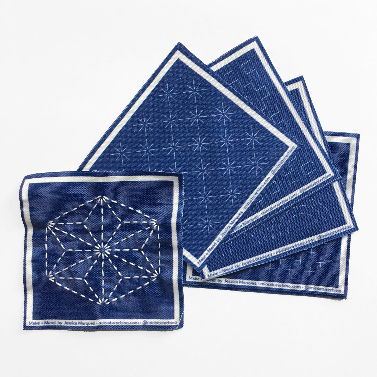 Sashiko Mini Sampler Kit - Miniature Rhino