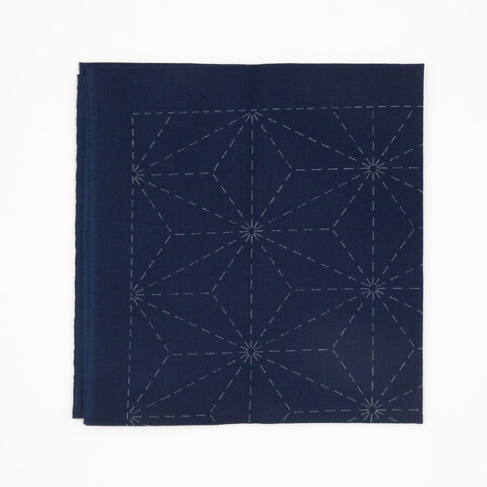 Sashiko Sampler - Asa - no - hana (Hemp Leaf Pattern) - Miniature Rhino
