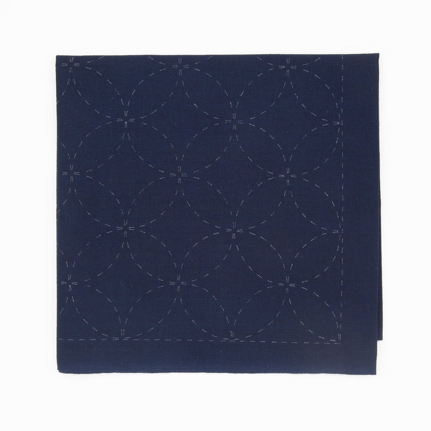 Sashiko Sampler - Shippo - tsunagi (Linked Seven Treasures) - Miniature Rhino
