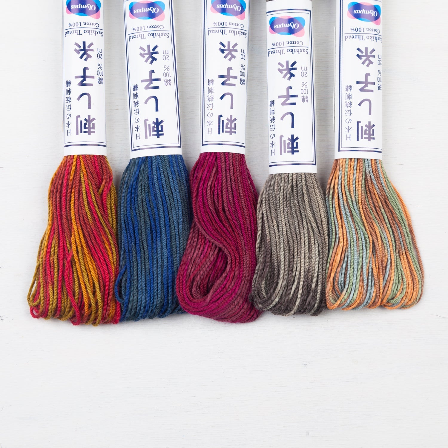 Short - pitch Variegated Sashiko Thread 22 yard - Miniature Rhino