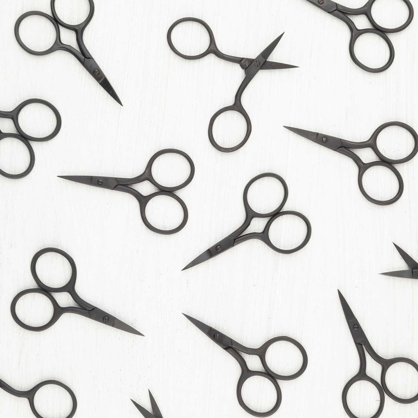 Needle Point Black Matte Scissors