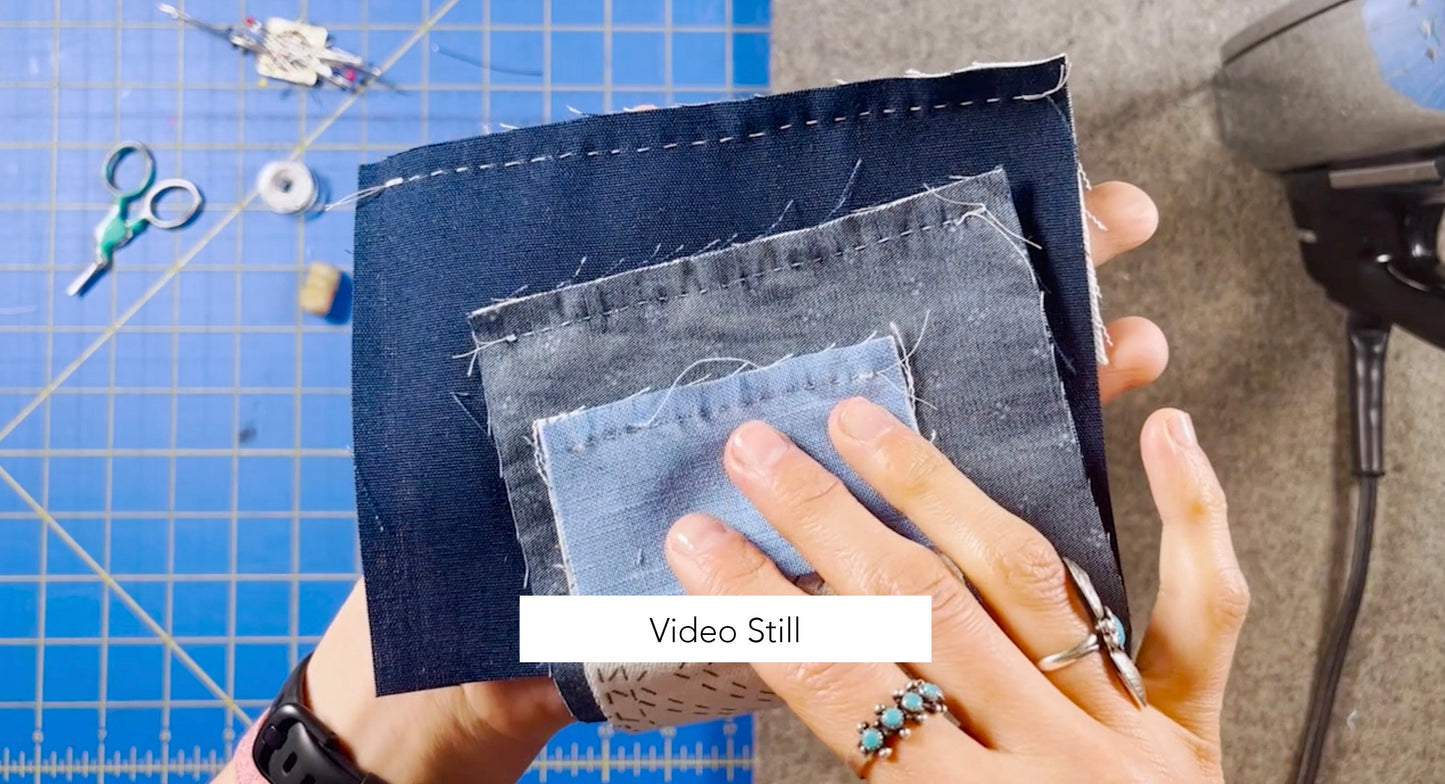 Patchwork Tool Roll PDF & VIDEO - Miniature Rhino