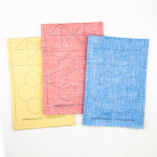 MR Pattern Club Stitch Sampler - Mini Quilt