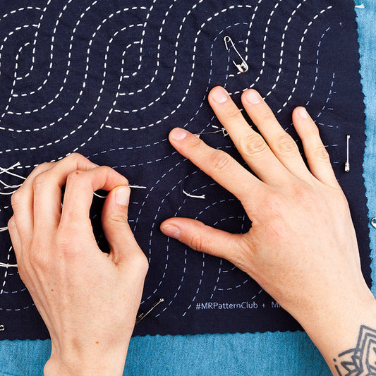 MR Pattern Club Stitch Sampler - Soundwaves