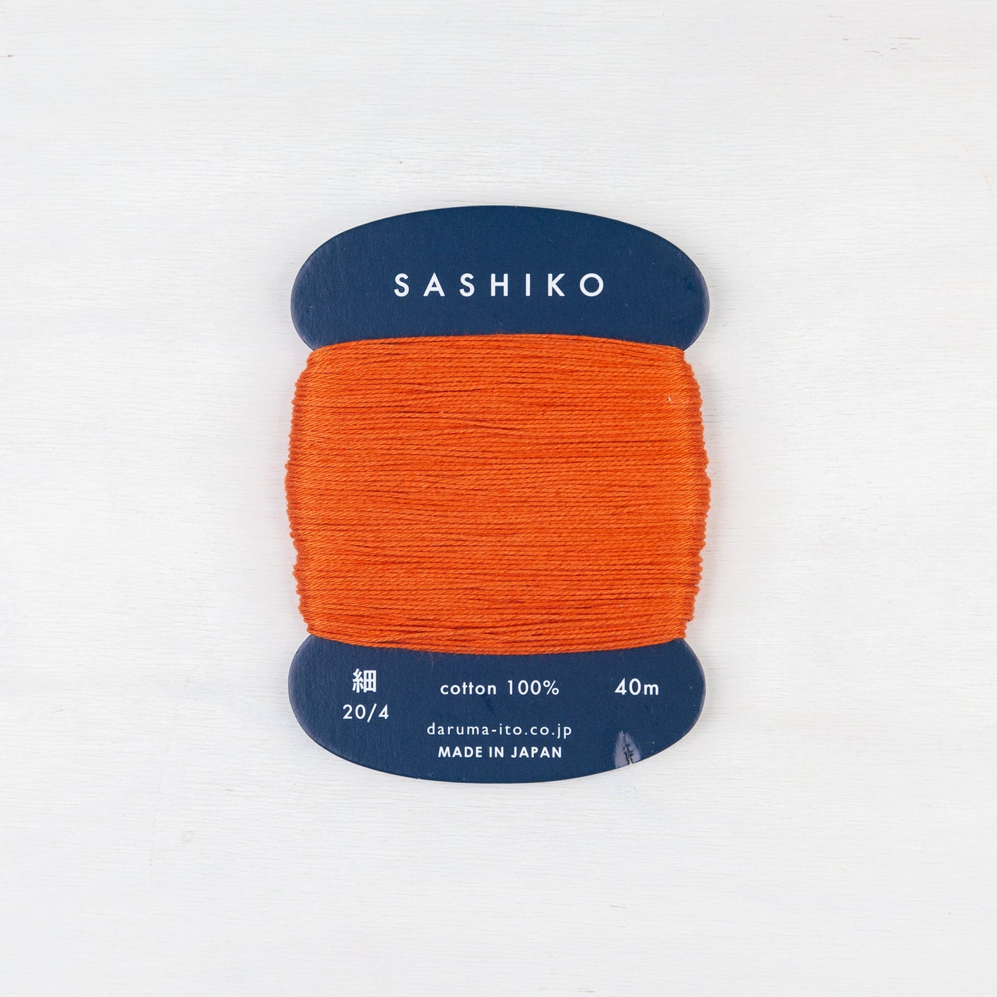 Thin Daruma Sashiko Thread Card