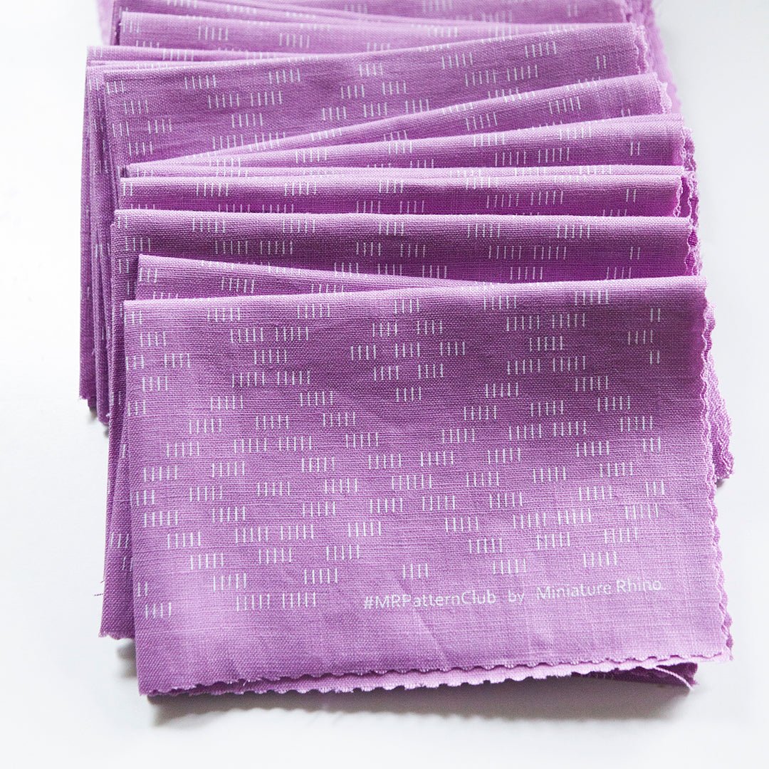 MR Pattern Club Taos Stitch Sampler - Miniature Rhino