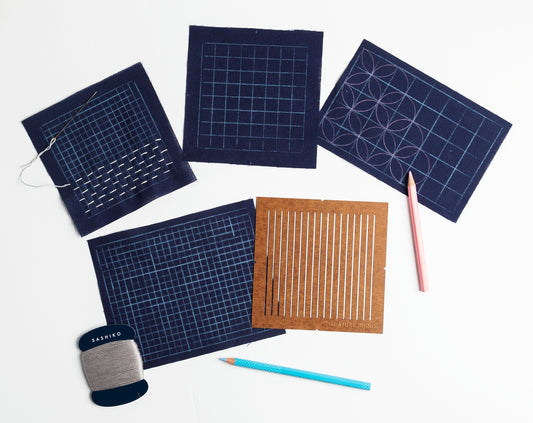 Sashiko Mending Kit - a DIY guide to decorative, functional patching by hand