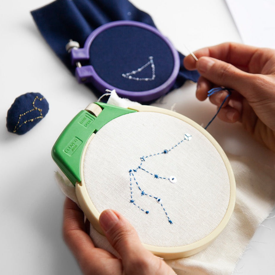 Zodiac Constellation Embroidery Class, June 1, 2-4 pm EST